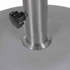 Us Weight Fillable 120lb Capacity Free Standing Umbrella Base, Grey, Commercial FUB120GE